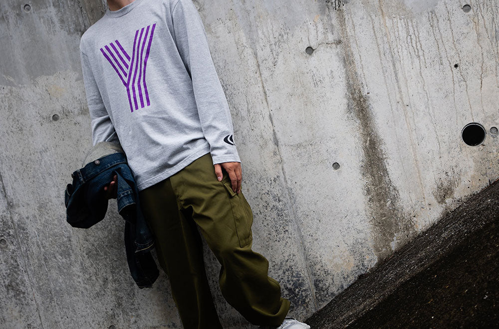 YASUDA Initial Long Sleeve T-shirt