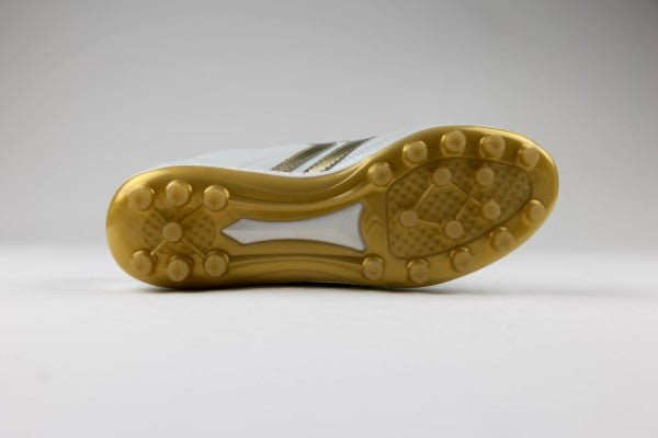 Ligaresta Ace Jr. | 2026 Limited Edition "Gold Package" (White/Gold) - Premium Youth Soccer Cleats
