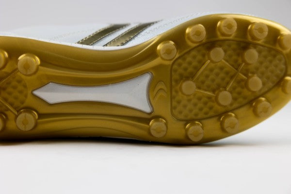 Ligaresta Ace Jr. | 2026 Limited Edition "Gold Package" (White/Gold) - Premium Youth Soccer Cleats