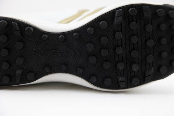 Ligaresta TF Jr. | 2026 Limited Edition "Gold Package" (White/Gold) - Premium Youth Turf Soccer Shoes
