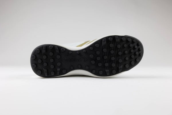 Ligaresta TF Jr. | 2026 Limited Edition "Gold Package" (White/Gold) - Premium Youth Turf Soccer Shoes