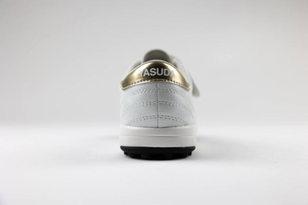 Ligaresta TF Kids | 2026 Limited Edition "Gold Package" (White/Gold) - Velcro Turf Soccer Shoes for Kids
