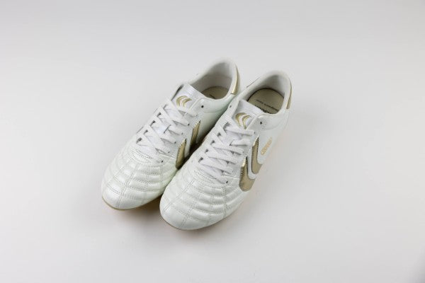 Ligaresta Pro-ex | 2026 Limited Edition "Gold Package" (White/Gold) - Premium Hybrid Soccer Cleats