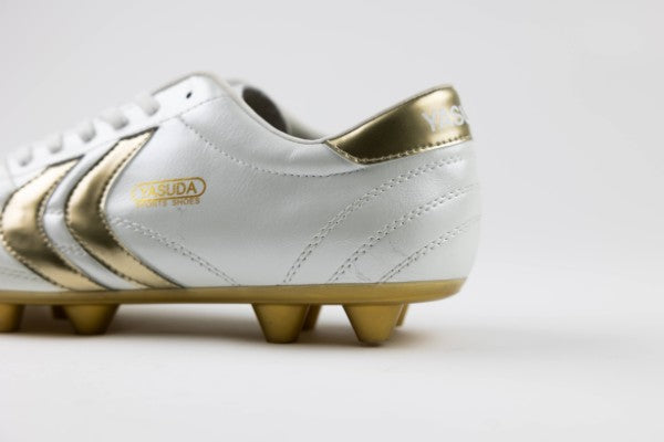 Ligaresta Pro-ex | 2026 Limited Edition "Gold Package" (White/Gold) - Premium Hybrid Soccer Cleats
