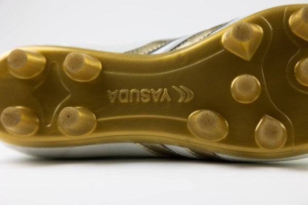 Ligaresta Pro-ex | 2026 Limited Edition "Gold Package" (White/Gold) - Premium Hybrid Soccer Cleats